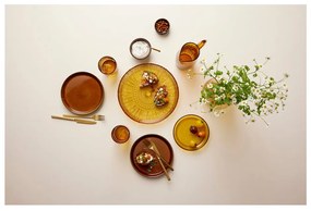 Оранжева стъклена чиния за сервиране ø 30 cm Kusintha - Bitz