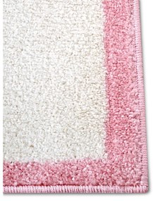 Розово-бял детски килим 120x170 cm Bouncy - Hanse Home