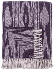 Лилаво одеяло със съдържание на памук , 140 x 180 cm Zanzibar - Euromant