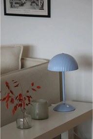 Синя метална настолна лампа с метален абажур (височина 33,5 cm) Zin – Markslöjd