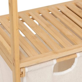 Етажерка 5five Tidy Box, С 2 коша за пране, Бамбук