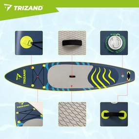 Надуваема SUP дъска Trizand с пълен комплект аксесоари Dĺžka: 320 cm
