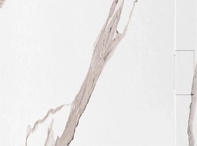 Корито за душ кабина Bazalt CARRARA WHITE 90x120
