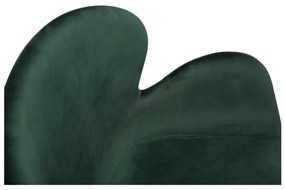 Зелен тапициран трапезен стол с подлакътници Gaia – DAN-FORM Denmark