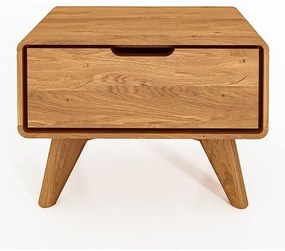 Нощно шкафче от дъбова дървесина Greg - The Beds