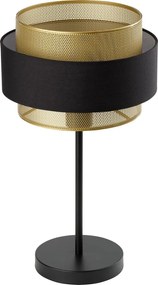 Osram - Настолна лампа DECOR HORNET 1xE27/10W/230V черна/златна