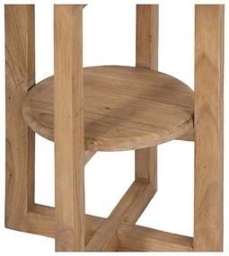 Кръгла странична масичка от масив от минди ø 40 cm Dala – Ixia