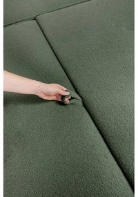 Зелен разтегателен ъглов диван от букле (ляв ъгъл) Quinoa – Bonami Selection