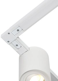 Модерна релсова система бяла с 5 прожектори 1-фазен - Rondoo Up