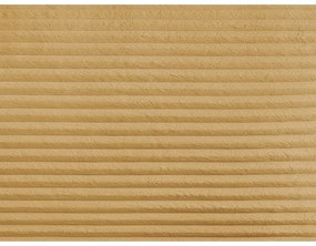 Жълто двойно тапицирано легло с място за съхранение с включена подматрачна рамка 180x200 cm Jade – Bobochic Paris