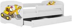 Παιδικό κρεβάτι Babydreams Cartoon-Leuko-180 x 80-Digger