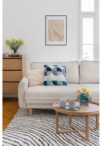 Зелен разтегателен диван от плат букле 215 cm Patti - Bonami Selection