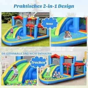 Надуваема водна пързалка Backyard Water Park за малки деца 410 x 310 x 191 см