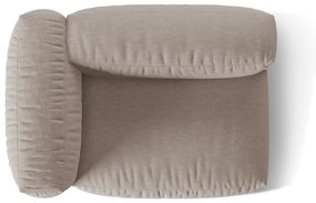 Бежов модул за диван (ляв ъгъл) Martina – Micadoni Home