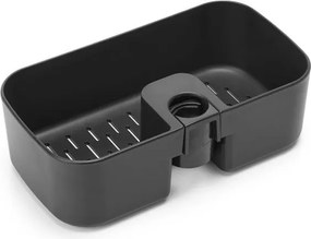 Органайзер за душ Brabantia ReNew 1004186, 7.5х13.3х24.4 см, Дъно с отвори за вода, Устойчивост на корозия, Тъмносив