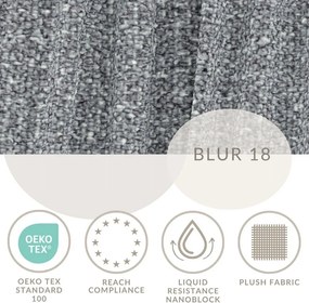 Сиво двойно легло 180x200 cm тапицирано с място за съхранение с включена подматрачна рамка Maumere – Maison de Rêve