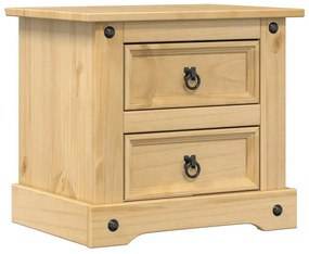 4005658 vidaXL Нощно шкафче Corona, 53x39x47 см, бор масив