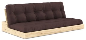 Тъмнокафяв разтегателен диван 196 cm Base – Karup Design