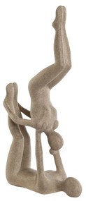 Декоративна фигурка Home ESPRIT Бежов Yoga 21,4 x 8,8 x 40 cm