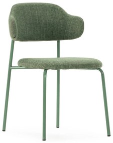 Зелени трапезни столове в комплект от 4 бр. Adriel – Marckeric