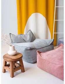 Детски пуф от рипсено кадифе в цвят мента Chair – Wigiwama