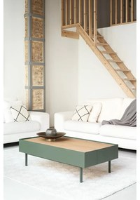 Зелена масичка за кафе Arista - Teulat