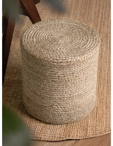 Сиво-бежова табуретка Jutta Greige – Hanse Home