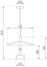 Плафон APP914-1CP