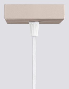 Кафяво-сиво метално висящо осветително тяло Gleam – Sollux