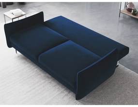 Тъмносин разтегателен диван с място за съхранение Vermont - Cosmopolitan Design