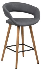 Комплект от 2 тъмносиви бар столa Gill - Actona