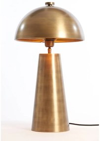Настолна лампа в бронзов цвят с метален абажур (височина 52 cm) Dita – Light &amp; Living