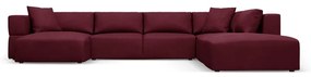 Бордо ъгъл U-образен диван, десен ъгъл Esther – Milo Casa