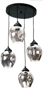 Плафон InLight 4474-4 Полилей-Black