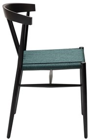 Черно-тюркоазен стол за хранене Sava - DAN-FORM Denmark