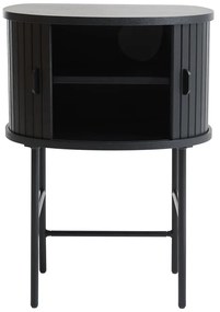 Черно нощно шкафче Nola – Unique Furniture