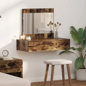 Sonata H Гардеробна маса за стена Опушен дъб 83x40x70 см