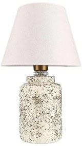 Настолна лампа RAMZES 1xE27/40W/230V бяла/бежова