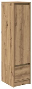 861660 vidaXL Highboard Artisan Дъб 29,5x34x119,5 см инженерно дърво