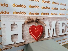 Картина на платно – С надпис Home
