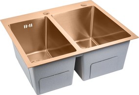 Стоманена мивка Toby  BRUSH COPPER