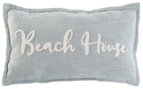 Възглавница Home ESPRIT Beach Бял Небесно синьо Средиземноморско 60 x 10 x 35 cm