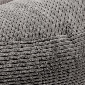 Пуф от рипсено кадифе в цвят горчица Roll 135 – SLOWDOWN