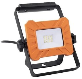 LED прожектор LED/10W/230V, 6500K, IP65, оранжев/черен