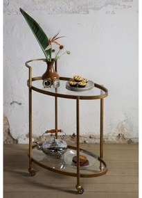 Маса за сервиране на колелца 35x67 cm Push – WOOOD