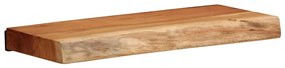 373624 vidaXL Стенни рафтове, 2 бр, 40x20x3,5 см, акациево дърво масив