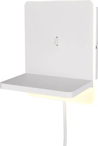 Бяла LED затъмняваща се стенна лампа Fairfield – Trio