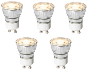 Комплект от 5 GU10 3-степенни димируеми LED крушки 35 мм 4W 220 lm 3000K