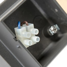 Дания Модерна Външна Стенна Лампа Антрацит IP44