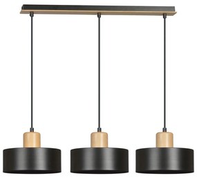 Пендел TORIN 3xE27/15W/230V черен